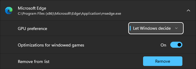 Windows 11 Graphics Settings